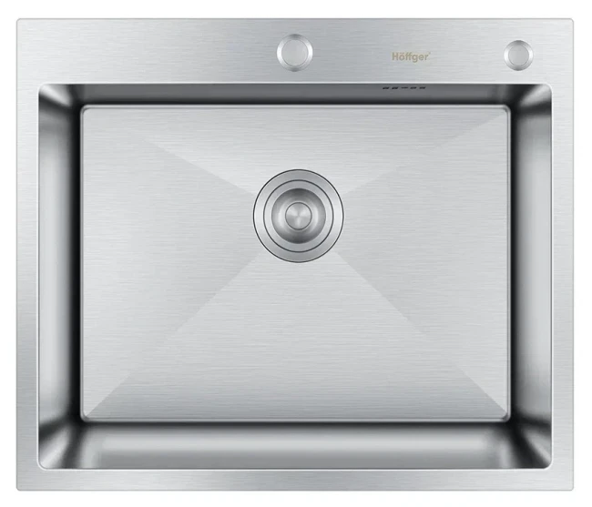 Мойка кухонная Hoffger HFG-6045S SATIN