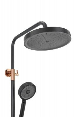 Душевая система Oulin OL-HT-2318 черный матовый