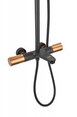 Душевая система Oulin OL-HT-2318 черный матовый