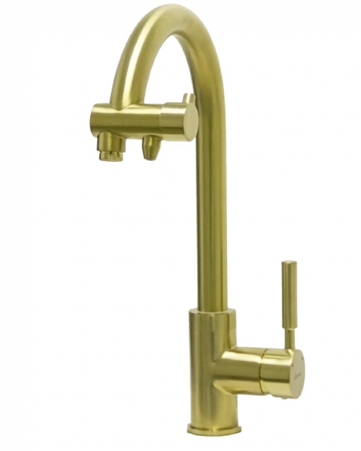 Смеситель кухонный Seaman Barcelone SSL-5226 Antique Gold