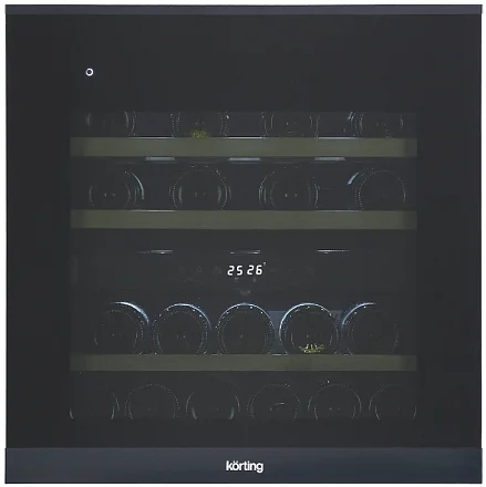 Встраиваемый винный шкаф Korting KFW 604 DB GXN