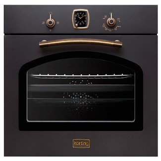 Газовый духовой шкаф Korting OGG 741 CRN, черный