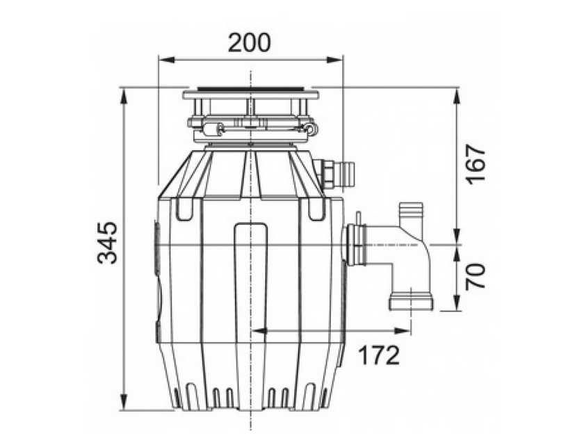 Измельчитель отходов Franke Turbo Elite TE-50 134.0535.229