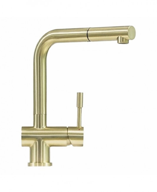 Смеситель для кухни Seaman Eco Venice SSN-0912P-LG светлое золото