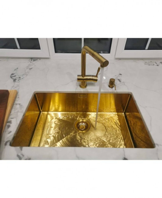 Смеситель для кухни Seaman Eco Venice SSN-0912P-LG светлое золото