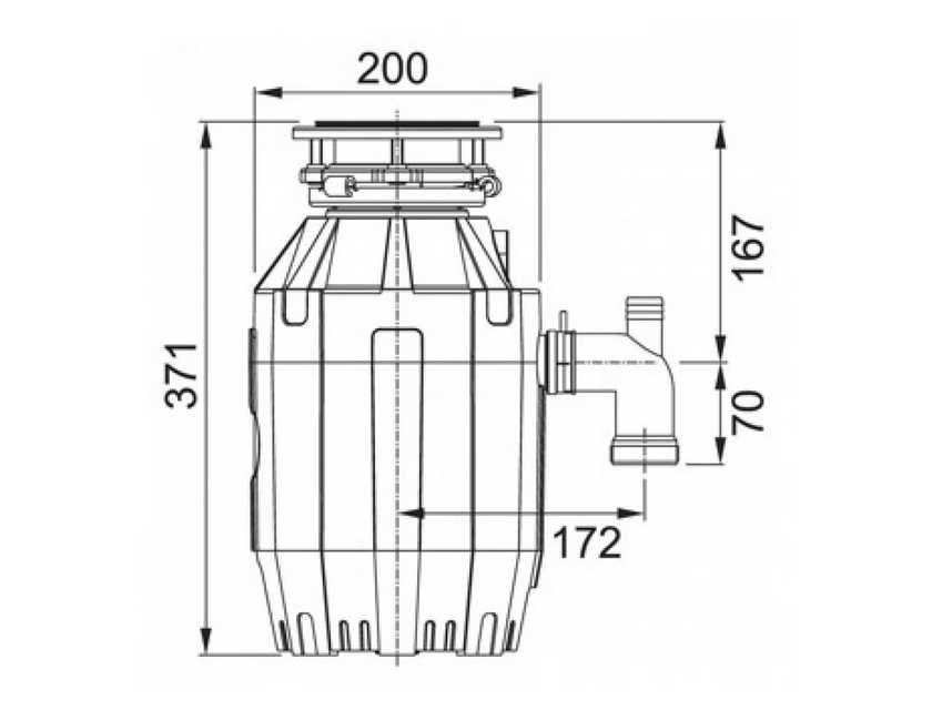 Измельчитель отходов Franke Turbo Elite TE-75 134.0535.241