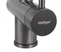Смеситель для кухонной мойки HOFFGER LIZA 500 BLACK
