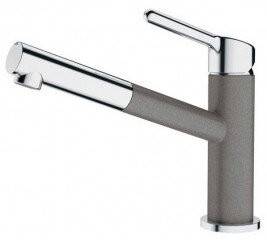 Смеситель с выдвижным шлангом Franke Orbit Pull-Out, серый