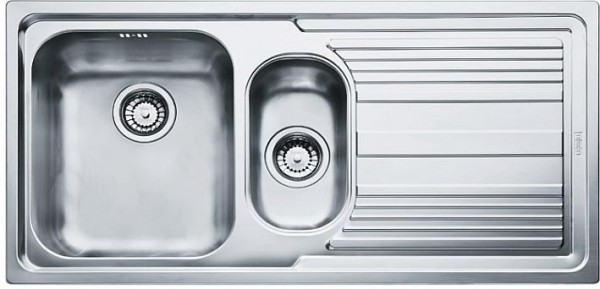 Врезная кухонная мойка FRANKE LLX 651 L чаша слева