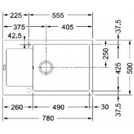 Врезная кухонная мойка Franke MRG 611D бежевый 114.0368.850