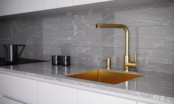 Смеситель с подключением к фильтру для воды Paulmark TWIN Tw213622-BG