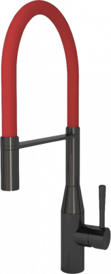 Смеситель для кухни Seaman Visconti SSL-7671-GL gun light, red