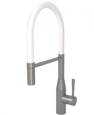 Смеситель для кухни Seaman Visconti SSL-7671-MS mist satin, white
