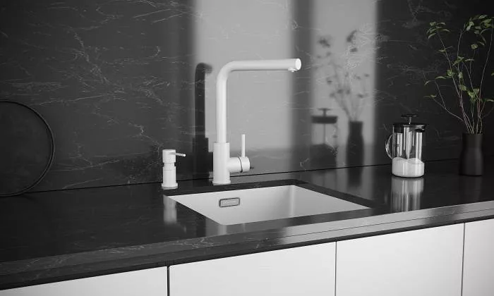 Смеситель с подключением к фильтру для воды Paulmark TWIN Tw213622-WH