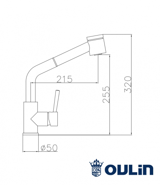 Смеситель Oulin OL-8076