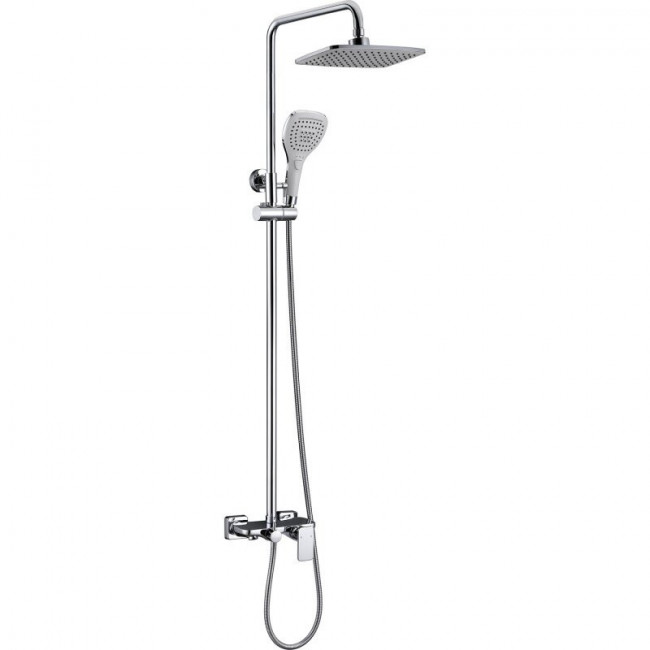 Душевая стойка с изливом Seaman Barcelona SSL-5502 WP (Water Polish) - Хром полированный